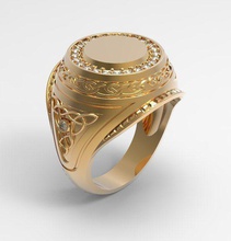 ring 10359 jewelry jewel jewellery gold gem diamond rings men 3d print model - Mito3D