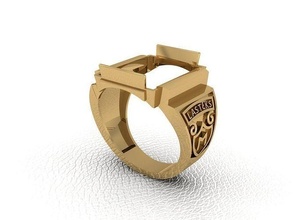 Ring 106 Gold Mode Schönheit Diamant Hochzeit Juwel Schmuck Anhänger Verlobungsring Ehe Platin druckbar Engagement Silber Feier Modering 3d print model - Mito3D