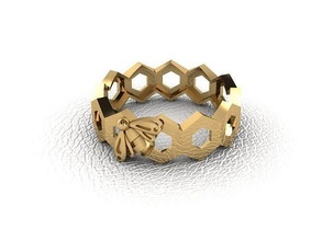 bague 108 or mode beauté diamant mariage bijou bijoux pendentif anneaux 3d print model - Mito3D