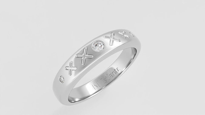anillo 1 3dmodel joyería joya ring3d listo imprimir 3djewelry anillos imprimible Moda 3D print model - Mito3D