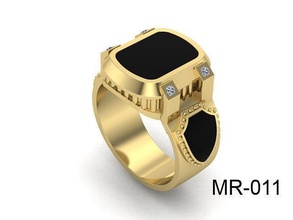 anillo 11 lujo joyería joya oro diseño diamante compromiso platino imprimible Moda belleza plata anillos 3d print model - Mito3D