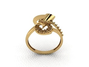 anillo 113 oro Moda belleza diamante Boda joya joyería colgante pendiente compromiso matrimonio platino imprimible plata celebracion moda 3d print model - Mito3D