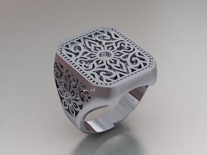anillo 113 anillos joyería joya Boda plata diamante compromiso platino brillante oro Moda belleza zafiro rubí Diamante enganchar Esmeralda 3D print model - Mito3D