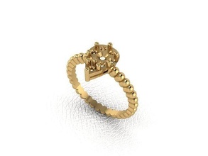 Ring 114 Gold Mode Schönheit Diamant Hochzeit Juwel Schmuck Anhänger 3d print model - Mito3D