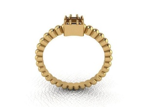 anillo 115 oro moda belleza diamante boda joya joyería colgante pendiente compromiso matrimonio platino imprimible plata celebracion anillos 3d print model - Mito3D