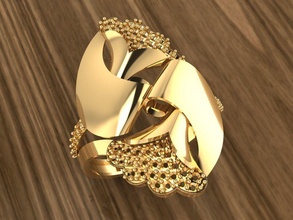 squillare 118 oro moda bellezza diamante nozze gioiello gioielleria regalo argento amore gemma sterlina compleanno stampabile Fidanzamento brillante 3d print model - Mito3D