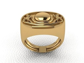 anillo 118 oro moda belleza diamante boda joya joyería colgante pendiente compromiso matrimonio platino imprimible plata celebracion moda anillos 3d print model - Mito3D