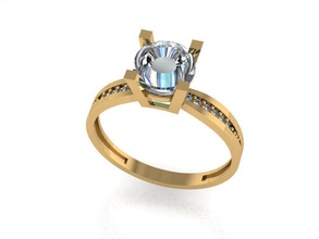 ring 11 m jewelry wedding engagement gold jewel gem printable diamond sterling brilliant fashion beauty luxury platinum brillant ruby diamant engagem rings 3d print model - Mito3D