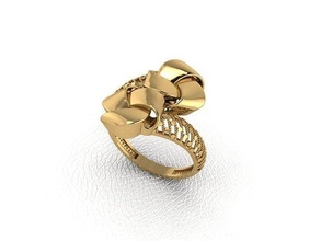 ring 12 gold fashion beauty diamond wedding jewel jewellery jewelry pendant rings 3d print model - Mito3D