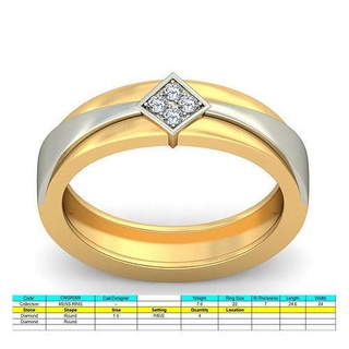 Ring 12 Gold Schmuck Hochzeit Diamant Juwel Ringe brillant Sterling druckbar Engagement Mode engagem Saphir 3d print model - Mito3D