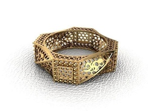 ring 127 gold mode schönheit diamant hochzeit juwel schmuck anhänger verlobungsring ehe platin druckbar engagement silber feier ringe 3d print model - Mito3D