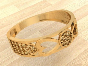 anillo 129 oro moda belleza diamante boda joya joyería plata imprimible estilo libra esterlina compromiso brillante anillos 3d print model - Mito3D