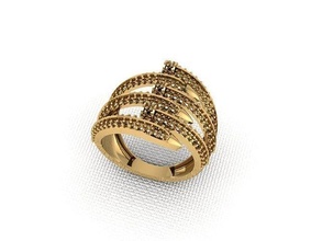 anillo 136 oro Moda belleza diamante Boda joya joyería colgante pendiente compromiso matrimonio platino 3d print model - Mito3D