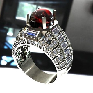 Ring 137 Schmuck Silber Diamant Hochzeit Mode Sterling Ringe 3d print model - Mito3D