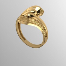 bague 14 bijoux or de l'anneau anneau mode la livre sterling imprimable beauté en diamant mariage l'engagement joyau solitaire l'habillement vintag le engagem fiançailles les anneaux 3d print model - Mito3D