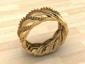 ring 145 schmuck gold mode druckbar silber engagement schönheit armband hochzeit halskette platin brillant juwel sterling diamant saphir ringe 3d print model - Mito3D