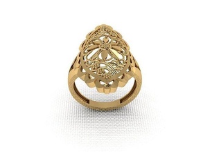 anillo 149 oro Moda belleza diamante Boda joya joyería colgante pendiente compromiso matrimonio platino imprimible plata celebracion moda 3d print model - Mito3D