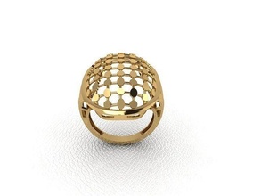 bague 154 or mode beauté diamant mariage bijou bijoux pendentif fiançailles platine imprimable engagement argent gemme fête 3d print model - Mito3D