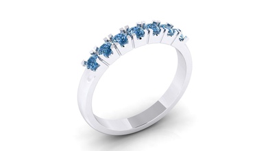 ring 15 jewelry diamond beauty jewel silver gold jewellery accessory rings fashion apparel engagement gem gemstone luxury printable platinum brilliant 3d print model - Mito3D