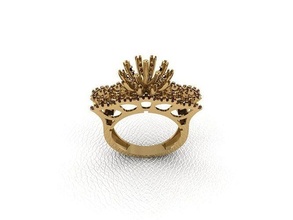 Ring 158 Gold Mode Schönheit Hochzeit Juwel Schmuck Diamant Anhänger Verlobungsring Ehe Platin druckbar Engagement Silber Feier Modering 3d print model - Mito3D