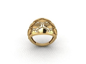 ring 162 gold diamant hochzeit mode schönheit juwel schmuck anhänger verlobungsring ehe platin druckbar engagement silber feier modering ringe 3d print model - Mito3D