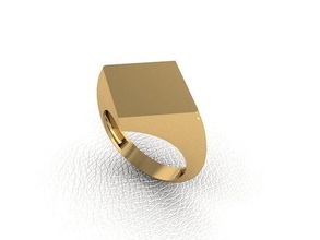 ring 164 gold mode schönheit diamant hochzeit juwel schmuck anhänger verlobungsring ehe platin druckbar engagement silber feier modering ringe 3d print model - Mito3D