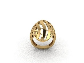 anel 164 ouro moda beleza diamante Casamento jóia jóias joalheria pingente noivado casamento platina imprimível prata gema celebração 3d print model - Mito3D