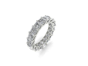 ring 166 gold schmuck mode luxus liebe engagement ringe hochzeit scheinen band juwel prinzessin smaragd schnitt strahlend stangenbrot 3d print model - Mito3D