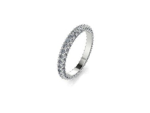 Ring 167 Gold Schmuck Mode Luxus Ringe Brief scheinen Juwel Boucheron Band Hochzeit Engagement Elsty 3d print model - Mito3D
