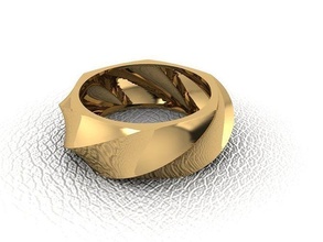 ring 171 gold mode schönheit diamant hochzeit juwel schmuck anhänger verlobungsring ehe platin druckbar engagement silber feier modering ringe 3d print model - Mito3D