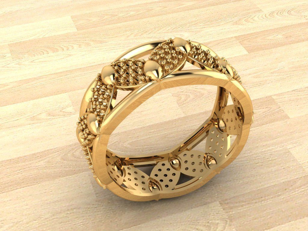 anillo 175 joyería joya oro Moda imprimible plata compromiso belleza bracelete amor Boda diamante libra esterlina anillos 3D print model - Mito3D