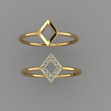 ring 17 Schmuck Ohrringe Modell Luxus Kunst Silber gold gescannt wird 3d Modelle verschiedene Ringe gem genial Natur Halsketten diamond Prinzessin 3d print model - Mito3D