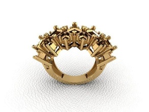 yüzük 176 altın moda güzellik elmas düğün mücevher takı kolye nişan yüzüğü evlilik platin yazdırılabilir gümüş kutlama 3d print model - Mito3D