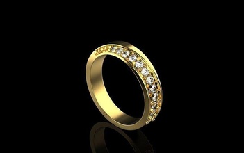 squillare 1776 anelli orecchino oro argento bianca diamante nozze Fidanzamento calendario stampabile gioielleria 3d print model - Mito3D