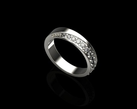 ring 1776 Schmuck Platin engagement scheint Hochzeit gold thread chrome Typ symbol Silber gem bedruckbar ist genial weiß Diamant-ring sechseckige Bindfäden die Fixierung Tauwerk Ringe 3d print model - Mito3D
