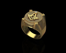 ring 1796 jewelry silver diamond gem gold jewel jewellery printable engagement wedding sterling white brilliant fashion engagem black rings 3d print model - Mito3D