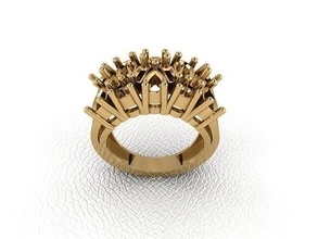 Ring 183 Gold Mode Schönheit Diamant Hochzeit Juwel Schmuck Anhänger Verlobungsring Ehe Platin druckbar Engagement Silber Feier Modering 3d print model - Mito3D