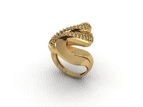 ring 184 gold fashion beauty diamond wedding jewel jewellery jewelry pendant engagementring marriage platinum printable engagement silver gem celebration rings 3d print model - Mito3D