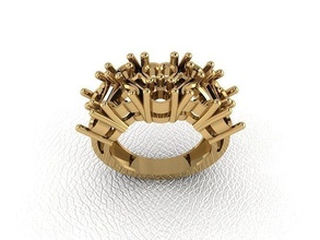 Ring 185 Gold Mode Schönheit Diamant Hochzeit Juwel Schmuck Anhänger Verlobungsring Ehe Platin druckbar Engagement Silber Feier Modering 3d print model - Mito3D