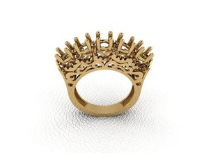 bague 190 or mode beauté diamant mariage bijou bijoux pendentif fiançailles platine 3d print model - Mito3D
