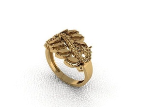 anel 193 ouro Casamento jóia moda beleza diamante jóias joalheria pingente noivado casamento platina imprimível prata gema celebração 3d print model - Mito3D
