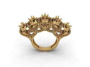 bague 193 or mode beauté diamant mariage bijou bijoux pendentif fiançailles platine imprimable engagement argent gemme fête 3d print model - Mito3D