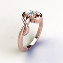bague 194 bijou gemme mariage engagement diamant bijoux imprimable argent or vêtements brillant saphir mode beauté sterling anneaux 3d print model - Mito3D
