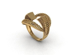 anel 195 ouro Casamento moda beleza diamante jóia jóias joalheria pingente noivado casamento platina imprimível prata gema 3d print model - Mito3D