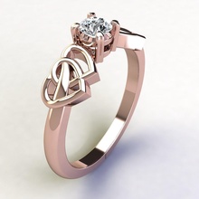 bague 197 bijou gemme mariage engagement diamant bijoux imprimable argent or vêtements brillant saphir mode beauté sterling anneaux 3d print model - Mito3D