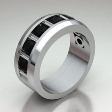 Ring 197 Schmuck Gold Diamant Silber Juwel Engagement Hochzeit druckbar brillant Sterling Mode engagem Armreif vintag Ringe 3d print model - Mito3D