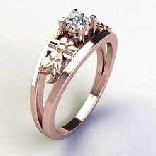 ring 198 juwel hochzeit engagement diamant schmuck druckbar silber gold kleidung brillant saphir mode schönheit sterling ringe 3d print model - Mito3D