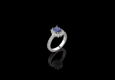 squillare 20021 anelli orecchino oro argento bianca diamante nozze Fidanzamento stampabile gioielleria gemma sterlina moda 3d print model - Mito3D