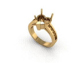 bague 20 or mode beauté diamant mariage bijou bijoux pendentif fiançailles platine imprimable engagement 3d print model - Mito3D