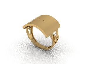 anillo 205 oro Moda belleza diamante Boda joya joyería colgante pendiente compromiso matrimonio platino imprimible plata 3d print model - Mito3D